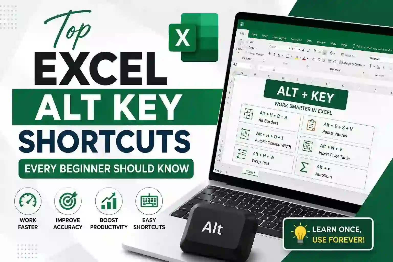 Top Excel Alt Keys