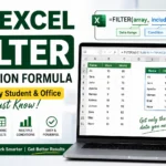 Excel Filter function formula